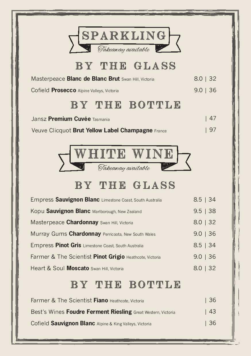 1895 The Royal Wine List